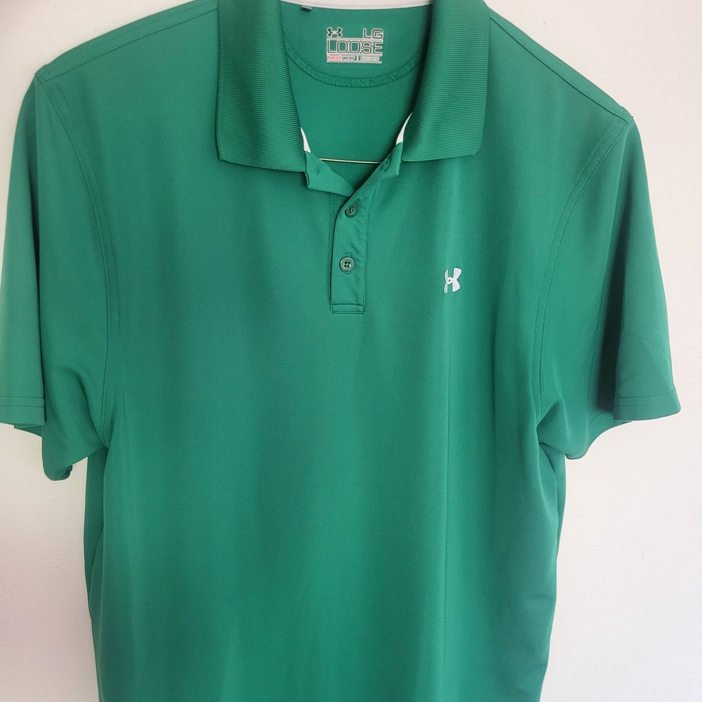 LG Men's Green Polo Shirt